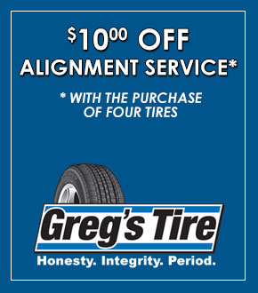 wheel alignment gregs tire service center